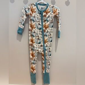 Birdie Bean Bamboo Romper - Fall/Thanksgiving